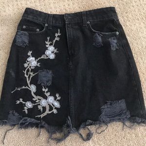Carmar denim skirt